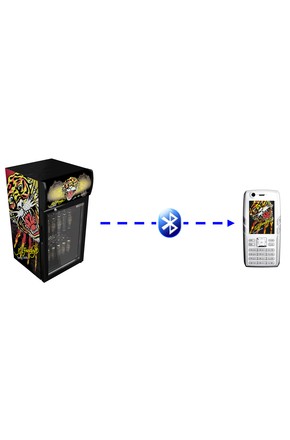 Bluetooth WerbeKühlschrank 