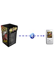 Bluetooth WerbeKühlschrank 