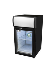 GCDC25 - Refrigerador de visor para balcão - preto/branco