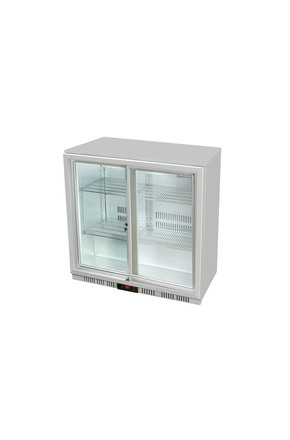  GCUC200SD - Untertheken-Kühlschrank - Schiebetür - Silber