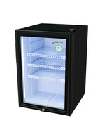 GCKW65 - KühlWürfel L - Flaschenkühlschrank - außen Schwarz, innen Weiß