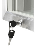 GCKW20 - MiniFridge - stainless-steel - 17 liters - lock