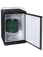 GCBK160 - Refrigerador de barris de cerveja/cervejeira - frente em aço inoxidável
