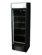 Kühlschrank für Flaschen in schwarz