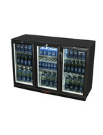 Kühlschrank für Bierflaschen in schwarz