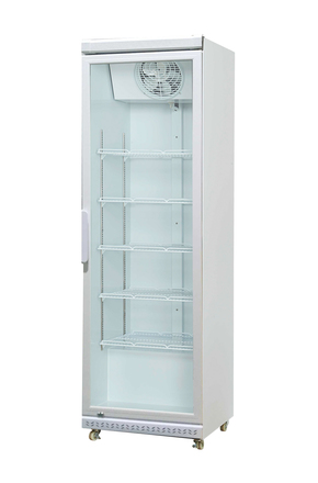 Glastür-Gewerbe-Kühlschrank weiß