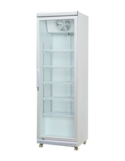 Glastür-Gewerbe-Kühlschrank weiß
