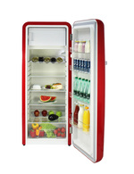 Vintage Industries - red Retro fridge-freezer